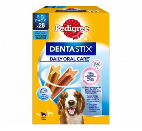 Pedigree Dentastix Medium 28pz – Cani di Taglia 10-25kg Pedigree Dentastix Medium 28pz – Cani di Taglia 10-25kg